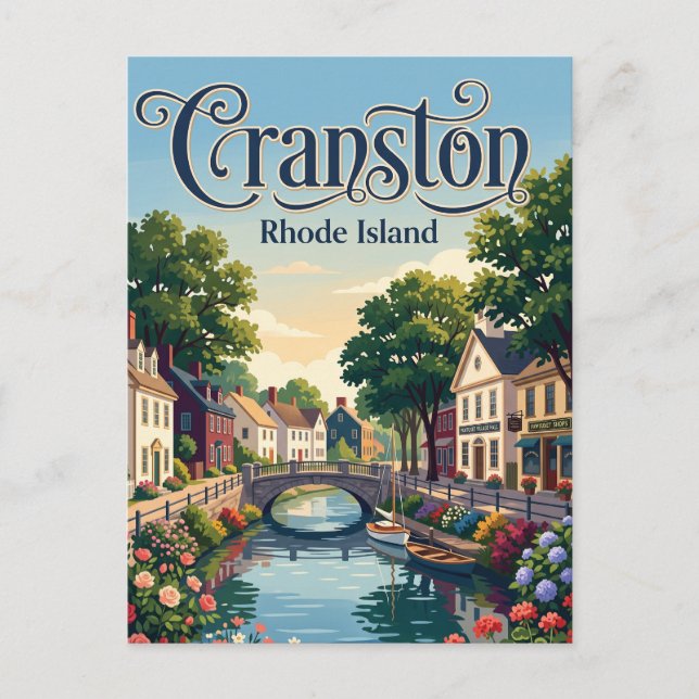 Carte Postale Cranston, Rhode Island (Devant)