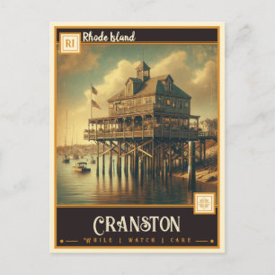 Carte Postale Cranston, Rhode Island Vintage