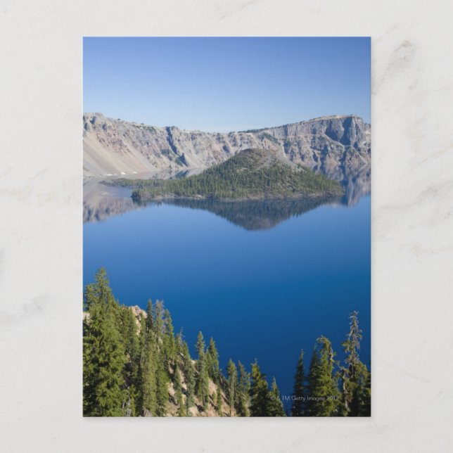 Carte Postale Crater Lake et Wizard Island (Devant)