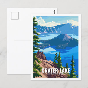Carte Postale Crater Lake National Park Oregon USA