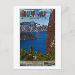 Carte Postale Crater Lake - Poster d'information