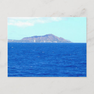 Carte Postale Cratère de Diamond Head depuis l'océan Pacifique O