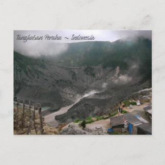 Carte Postale Cratère de volcan Indonésie