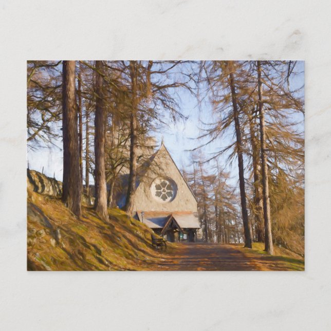 Carte postale Crathie Kirk Church (Devant)