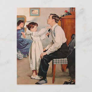 Carte Postale Cravate de dates de jonction vintage