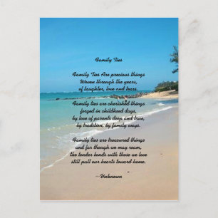 Carte postale Cravate famille