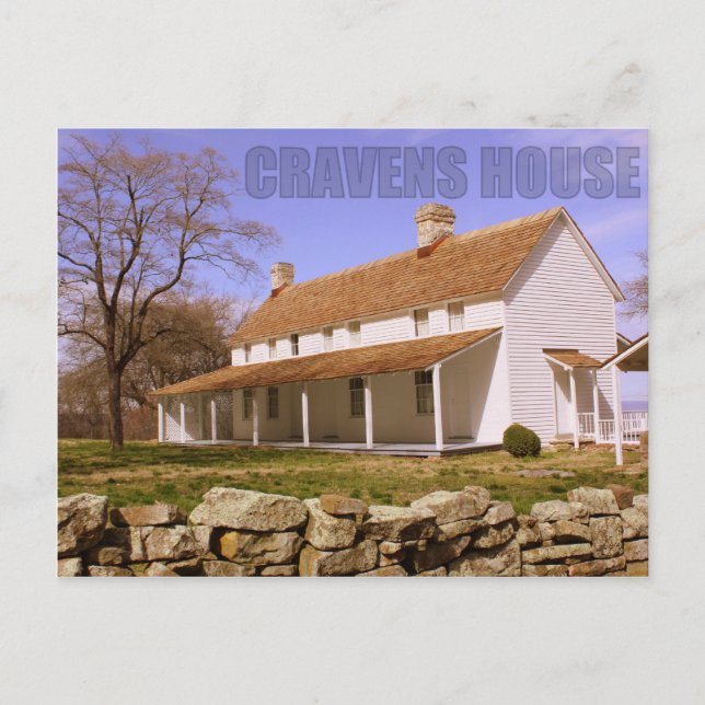 Carte Postale Cravens House - Lookout Mountain, Chattanooga, TN (Devant)