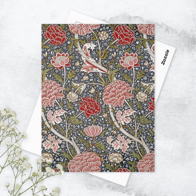 Carte Postale Cray Floral Textile Motif William Morris (Créateur téléchargé)