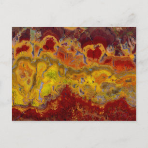 Carte Postale Crayola Jasper rouge et jaune