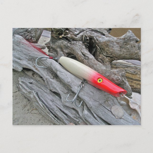 Carte Postale Crayon de crayon AJS original leurre de pêche (Devant)