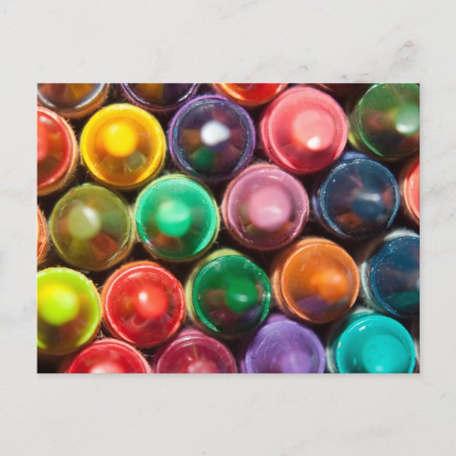 Carte Postale Crayons (Devant)
