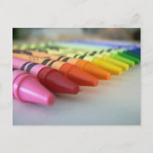 Carte Postale Crayons