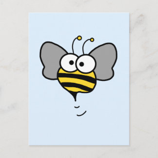 Carte Postale Crazy Bee