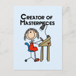 Carte Postale Créateur de T-shirts et cadeaux de chefs-d'œuvre