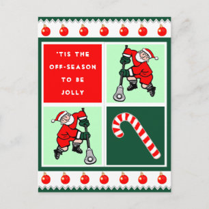 Carte Postale Créatif Noël de crosse
