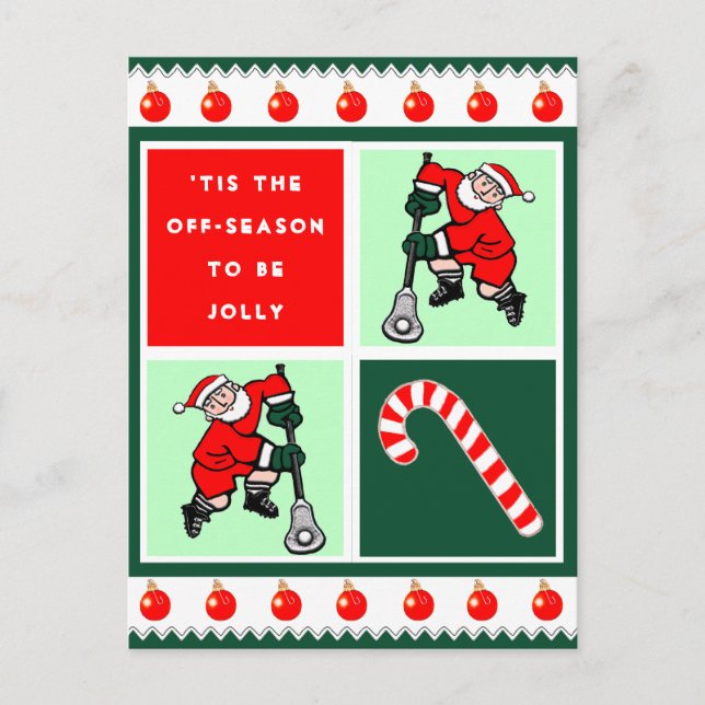 Carte Postale Créatif Noël de crosse (Devant)