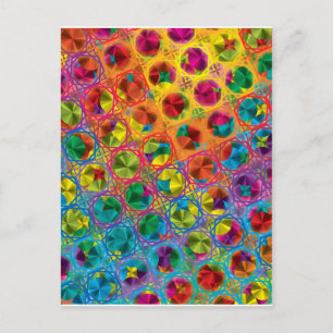 Carte Postale Création colorée de Motif "Le trésor de Sinbad"