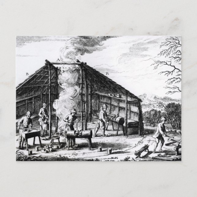 Carte Postale Création de journaux (Devant)