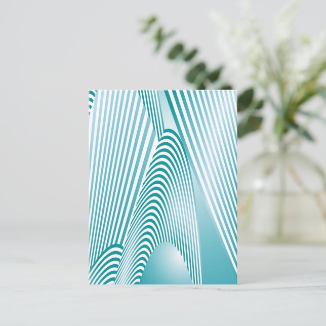 Carte Postale Création de Motif Abstrait 4 (Debout devant)