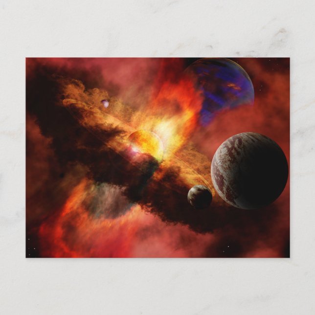 Carte Postale Création de nouvelles anneaux (Devant)