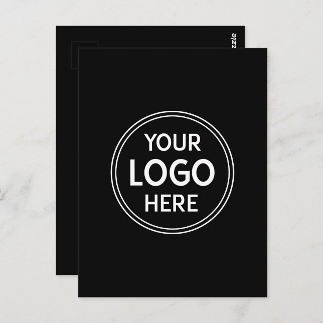 Carte Postale Créations personnalisées élégantes et modernes vér (Devant / Derrière)