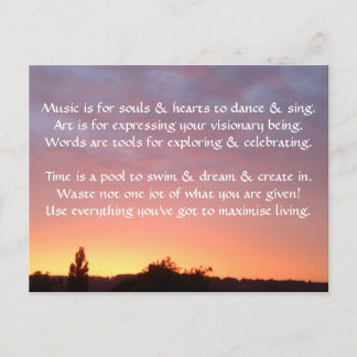 Carte Postale Créative 1g - Art & Motivation