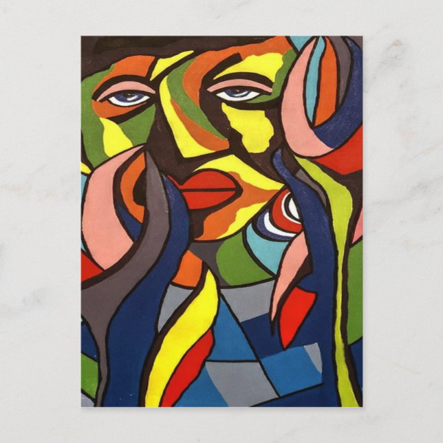 Carte postale Creative African Art (Devant)