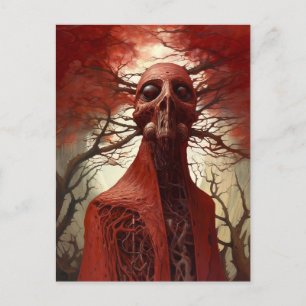 Carte Postale Créature Alien Sci-fi Horreur Art