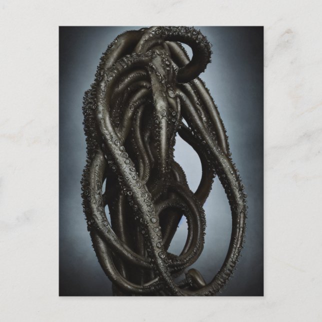 Carte Postale Créature déplaisante inconnue Tentacle Octopus (Devant)