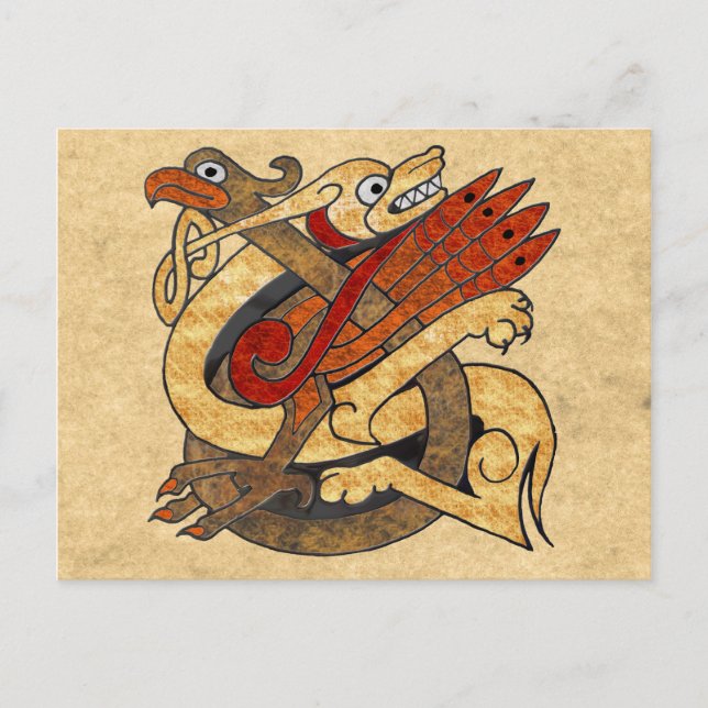 Carte Postale Créatures celtiques (Devant)