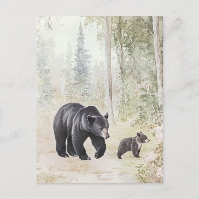 Carte Postale Créatures des bois (Devant)