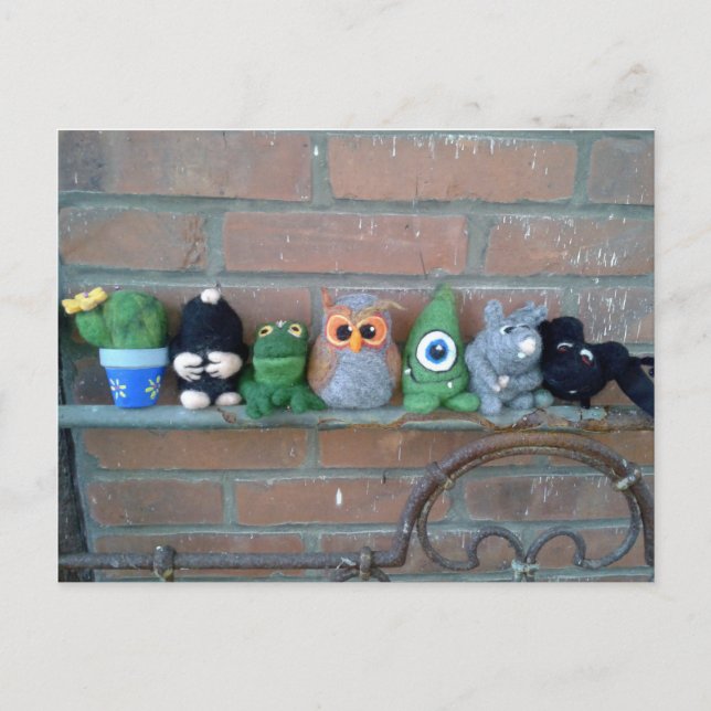 Carte Postale créatures et caractères des créatures (Devant)