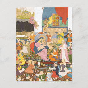 Carte Postale Crèche à l'indienne