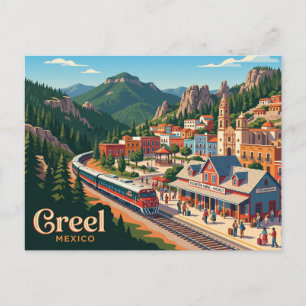 Carte Postale Creel Mexique