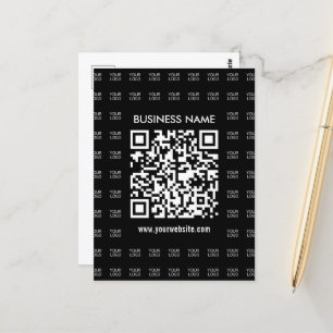 Carte Postale Créer instantanément un code QR scannable et un mo