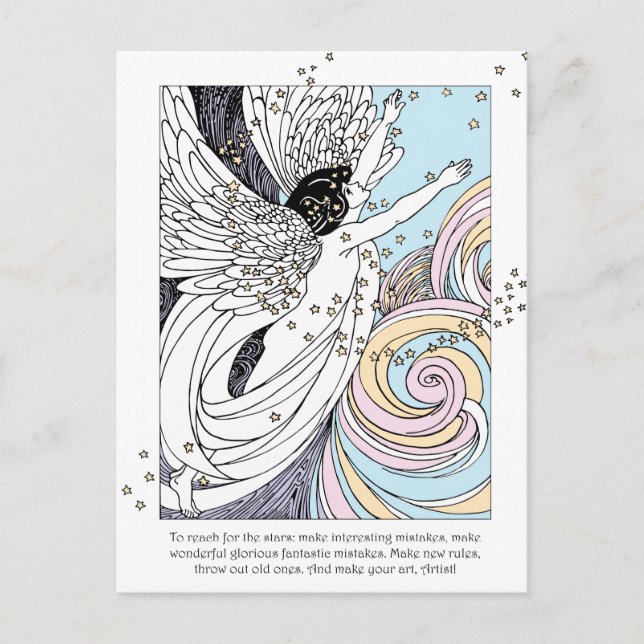 Carte Postale Créer un angle d'art (Devant)