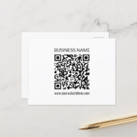 Créer un code QR d'entreprise Texte instantané et 