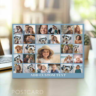 Carte Postale Créer un collage de photos funky avec 27 photos