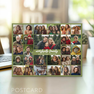 Carte Postale Créer un collage de photos funky avec 27 photos
