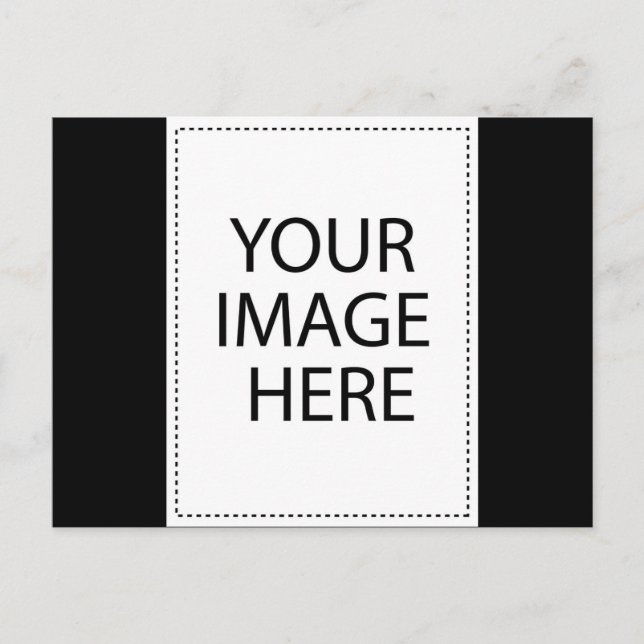 CARTE POSTALE CRÉER VOTRE PROPRE - CONCEVOIR VOTRE PROPRE - BLAN (Devant)