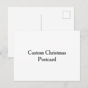 Carte Postale Créez votre Noël personnalisé