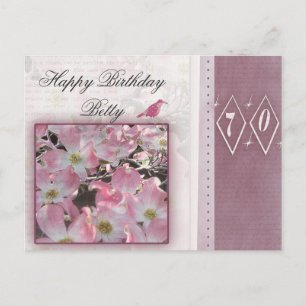 Carte Postale Créez votre propre 70e anniversaire personnalisé