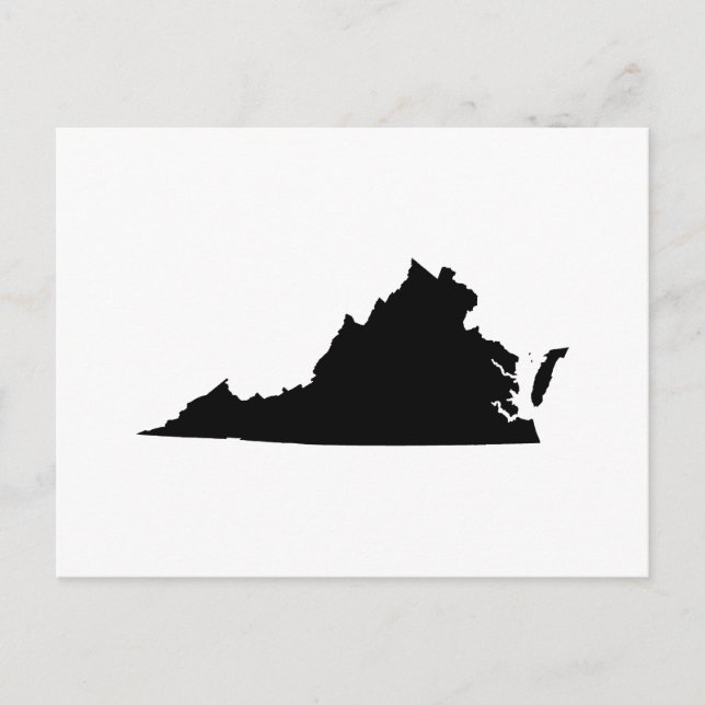 Carte Postale Créez votre propre annonce de déménagement en Virg (Devant)
