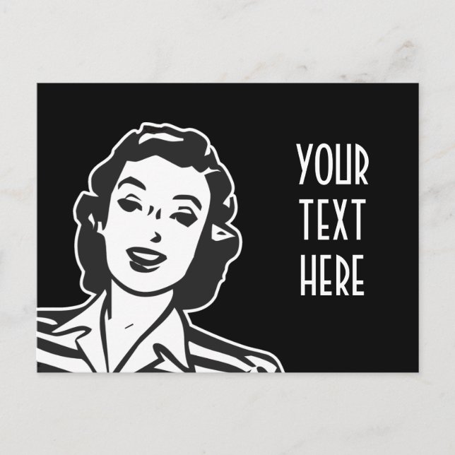 CARTE POSTALE CRÉEZ VOTRE PROPRE CADEAUX DE FEMMES SOURIANTES RÉ (Devant)