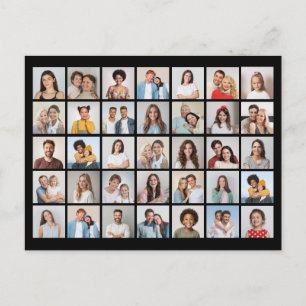 Carte Postale Créez votre propre collage de 35 photos