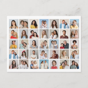 Carte Postale Créez votre propre collage de 35 photos