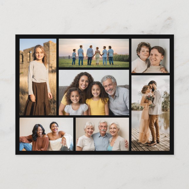 Carte Postale Créez votre propre collection de 7 photos (Devant)