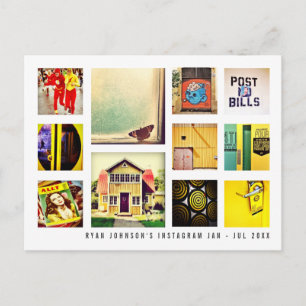 Carte Postale Créez votre propre collection de photos Carré Inst