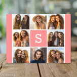 Carte Postale Créez votre propre collection Instagram Monogramme<br><div class="desc">Utilisez 8 photos carrés pour créer un cadeau unique et personnel. Ou vous pouvez garder le chiot hipster et faire un gardien branché. Si vous avez besoin d'ajuster les images,  cliquez sur l'outil personnaliser pour apporter des modifications.</div>