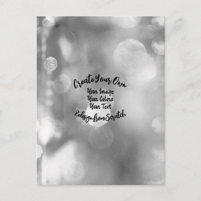 Carte Postale Créez votre propre couleur/conception personnalisé (Devant)